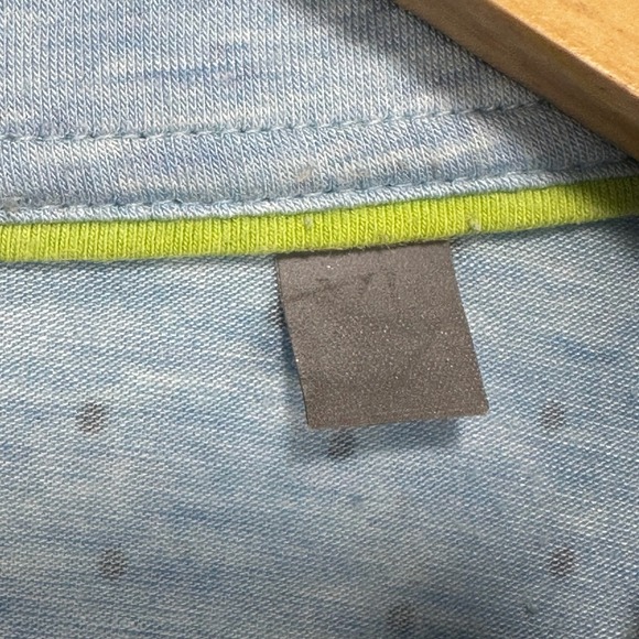 TPC Sugarloaf Tasc Performance Golf Polo Shirt Men XL Blue Dot Print Wicking - Picture 4 of 9